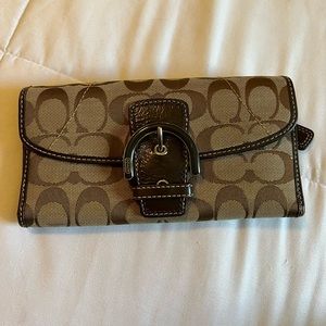 Coach full size wallet